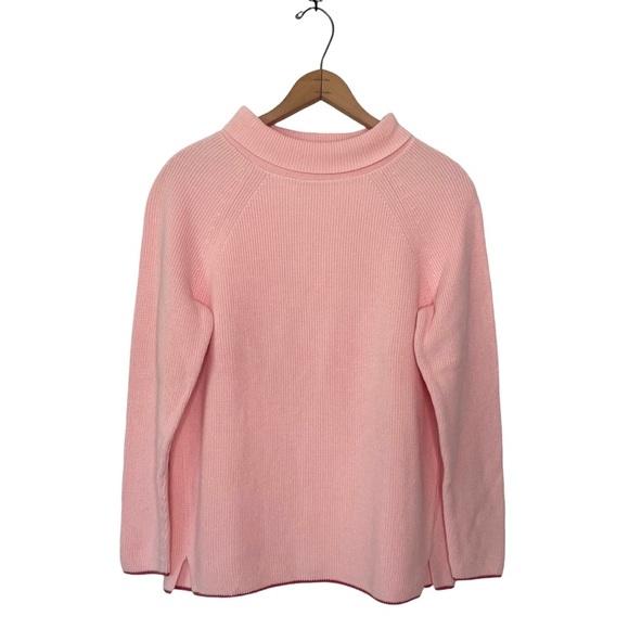 Talbots | Light Pink Talbots Ribbed Sweater - Picture 3 of 5